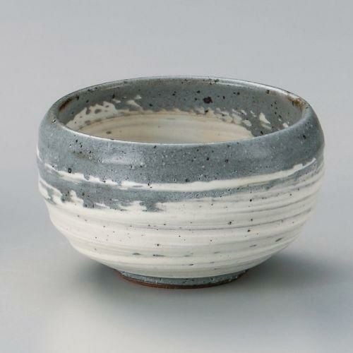 粉引刷毛おかゆ鉢小 φ13×7.5cm 332-059