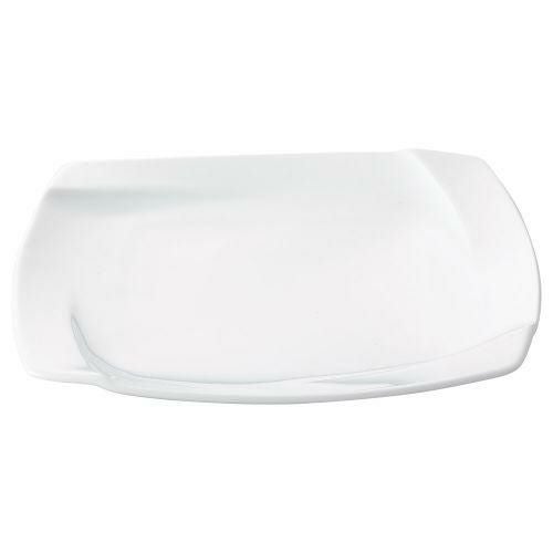 白磁20cmオビプレート 20.5×20.5×2.3cm 479-119