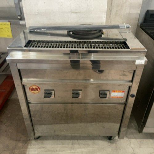中古】グリラー(焼鳥専用) ヒゴグリラー 3P-206KC 幅760×奥行410(汁