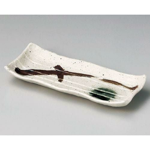 みやま渕波さんま皿 28.5×12×4cm 140-178 (5個入)