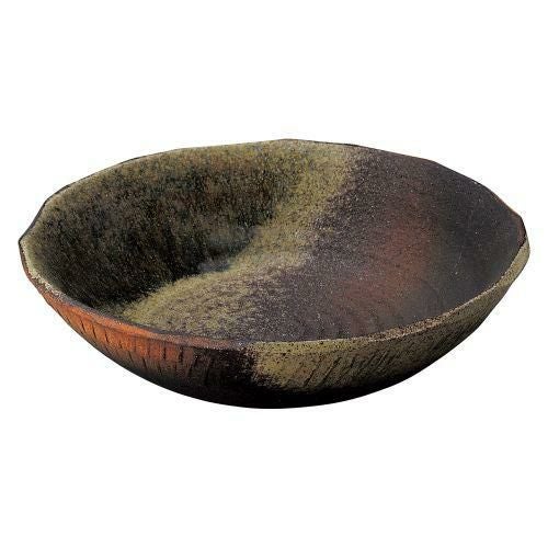 火色灰釉吹13.0大鉢 φ39×8.5cm 236-069