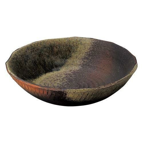 火色灰釉吹11.0大鉢 φ33×8cm 236-079