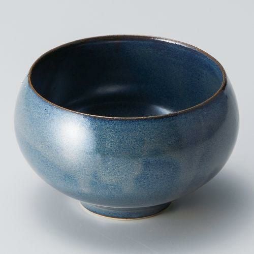 黒グレーナマコ抹茶ボウル φ12.4×7.6cm 053-249