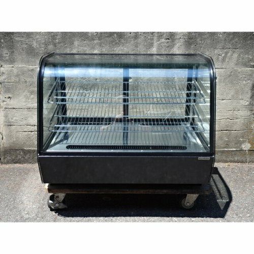 中古】卓上対面冷蔵ショーケース レマコム RCS-T90S2RB 幅890×奥行570
