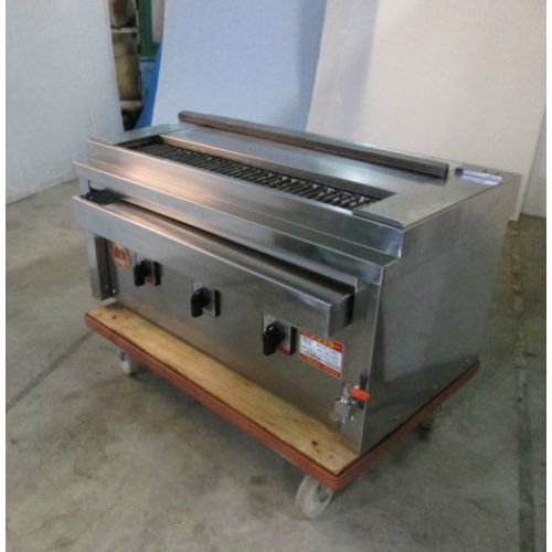 中古】グリラー(焼鳥専用) ヒゴグリラー 3P-206KC 幅760×奥行410(汁