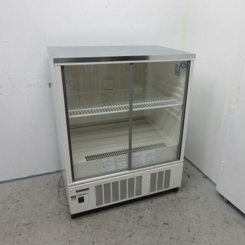 中古】冷蔵ショーケース ホシザキ SSB-85DL 幅850×奥行550×高さ1080