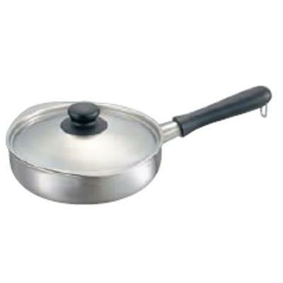 柳宋理デザインシリーズステンレス・アルミ3層 IH片手鍋(つや消し) 22cm