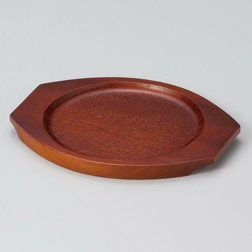 スリ塗丸木台Oφ160 22×18.5×H1.5cm 538-409