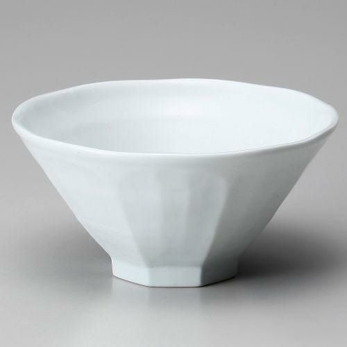 白八角7.0丼 φ22×11.4cm 609-039