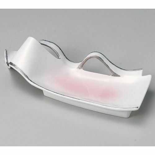 プラチナ波形付出皿 30×12.3×6.5cm 130-049