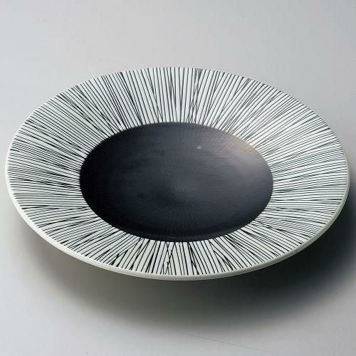 クシ墨輪二重9.5皿 φ30×4.2cm 173-199