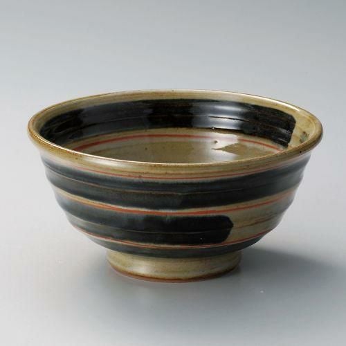 唐津呉須刷毛5.5深丼 φ17×9cm 312-109