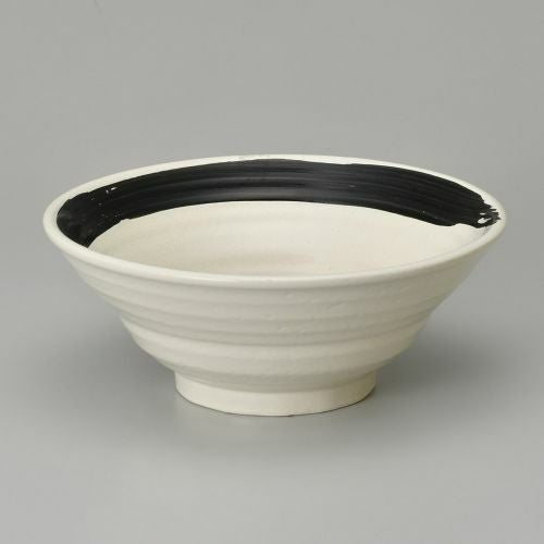 極刷毛白六兵衛7.0丼 φ22.5×8.8cm 599-069