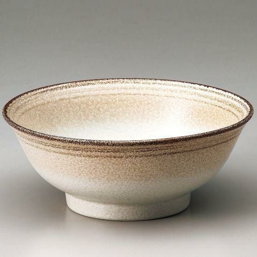 白柚子茶巻高台6.8丼 φ21×8.5cm 608-049