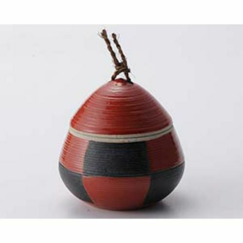 赤市松クリむし碗(大) φ8×8.5cm(205cc) 113-219