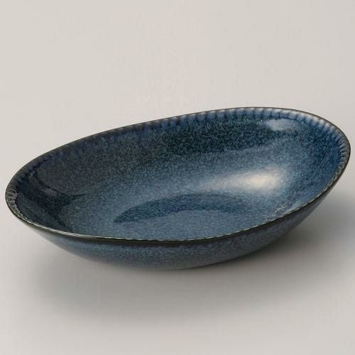 窯変フリルカレー皿 23.6×17×5cm 267-028 (5個入) 