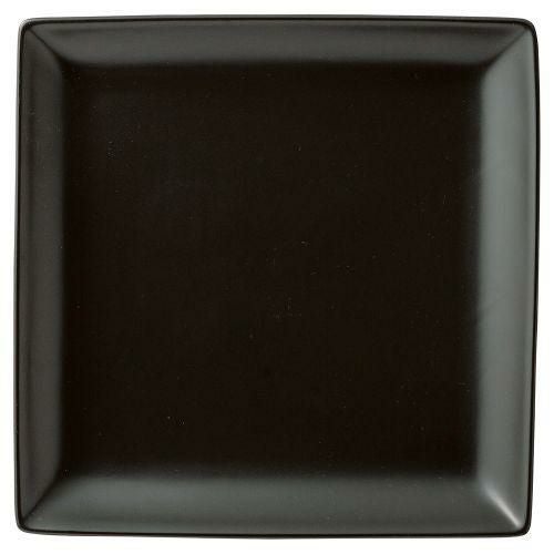 スタイル黒22cm角皿 21.8×21.8×2.5cm 480-189
