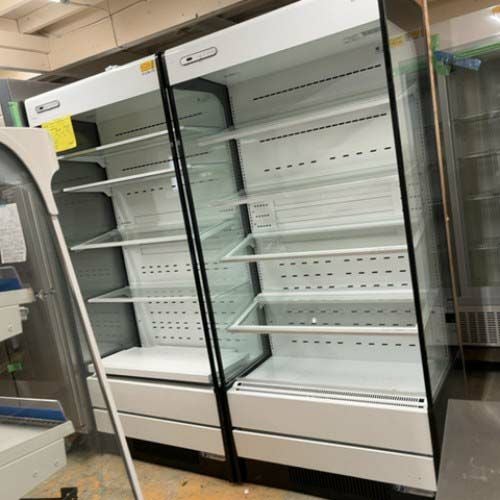 業界最長1年保証】【中古】2温度帯 冷蔵多段オープンショーケース