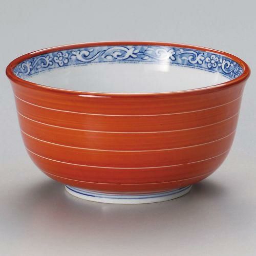 赤巻白線反5.5丼 φ16.6×8.6cm 319-369