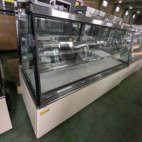 【業界最長1年保証】【中古】対面ショーケース サンデン・リテールシステム SA-180XC-B 幅1800×奥行652×高さ1155 【送料別途見積】【三芳中古製パン機械専門店在庫】