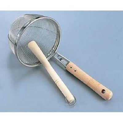 18-8 木柄 みそこし (こし棒付) 大 (φ123)