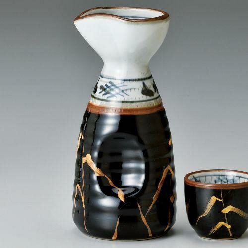 天目金芦1.6号徳利 7.6×16.1cm(230cc) 274-369