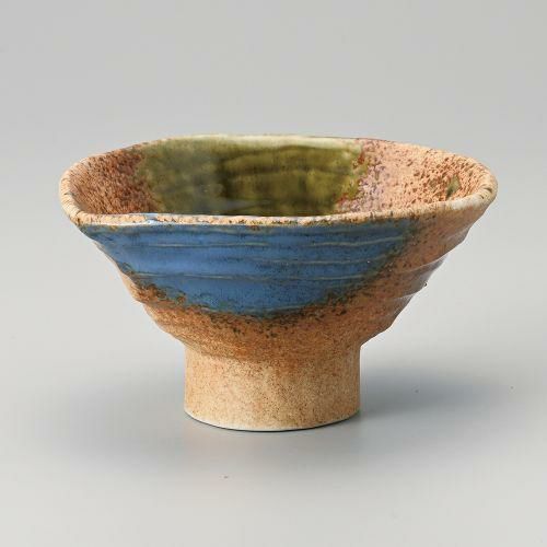 三彩流しボリュームUP片口5.5丼 18×16.8×9.4cm(630cc) 311-189