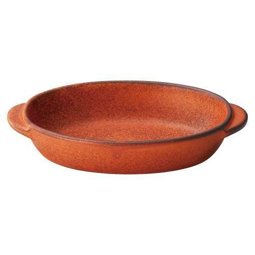 耐熱グラタン柿楕円グラタン(小) 18.7×11×3.6cm(330cc) 536-079