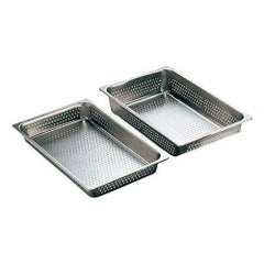 18-8 穴明ホテルパン 2100シリーズ 1/2 150mm 95126