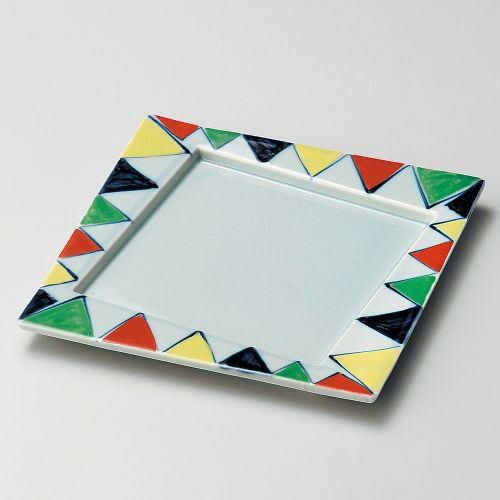 剣先正角前菜皿 18×18×1.6cm 189-099