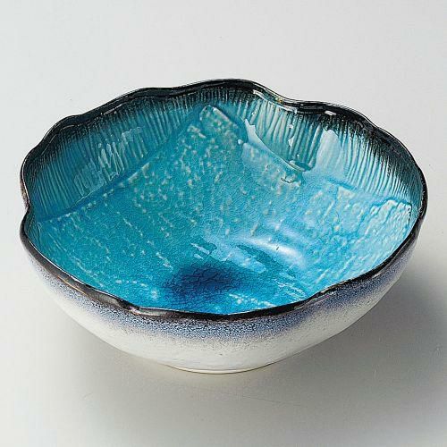 スカイ手作り風鉢(大) φ24×9.5cm 246-149