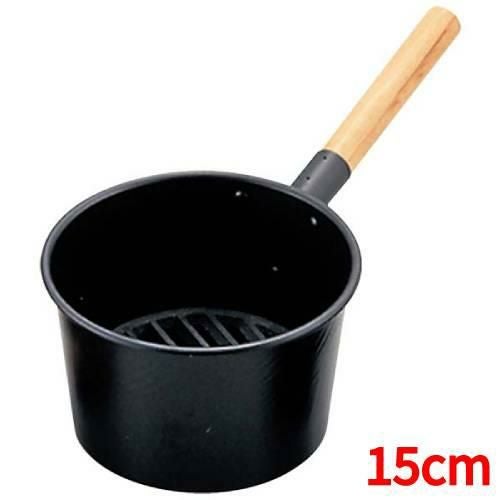 鉄 木柄 火起し 15cm