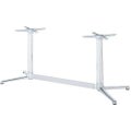 アルミダイキャストテーブル脚 ベースサイズ：A585×B292×高さ700mm迄指定可×間口（芯々）1000mm 品番：BT-V-400 塗装カラー：11 ポール：76φ