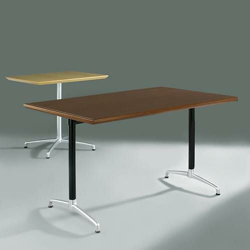 アルミ鋳物テーブル脚 ベースサイズ：A603×高さ700mm迄指定可×間口（芯々）1000mm 品番：CL-AS-600 塗装カラー：11 ポール：42φ