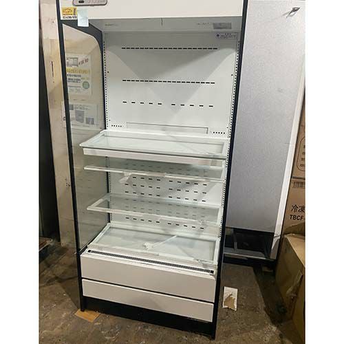 業界最長1年保証】【中古】2温度帯 冷蔵多段オープンショーケース