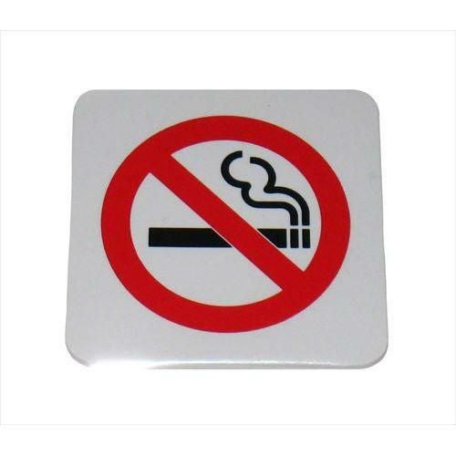えいむ 禁煙プレート(片面)白 IP-53 50×50