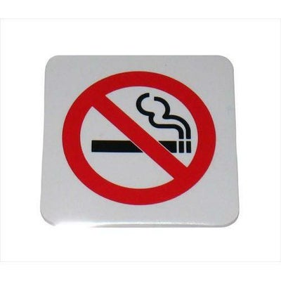 えいむ 禁煙プレート(片面)白 IP-53 50×50