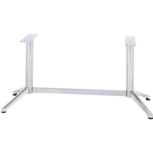 アルミ鋳物テーブル脚 ベースサイズ：A770×B230×高さ700mm迄指定可×間口（芯々）1000mm 品番：DC-V-450 塗装カラー：18 ポール：76φ