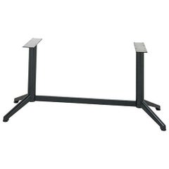 アルミ鋳物テーブル脚 ベースサイズ：A770×B230×高さ700mm迄指定可×間口（芯々）1300mm 品番：DC-V-450 塗装カラー：44 ポール：76φ