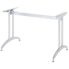 アルミ鋳物テーブル脚 ベースサイズ：A590×高さ700mm迄指定可×間口（芯々）1600mm 品番：K-N-580 塗装カラー：88 ポール：32φ
