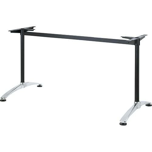 アルミダイキャストテーブル脚 ベースサイズ：A660×高さ700mm迄指定可×間口（芯々）1000mm 品番：S-DX-660 塗装カラー：14 ポール：42φ