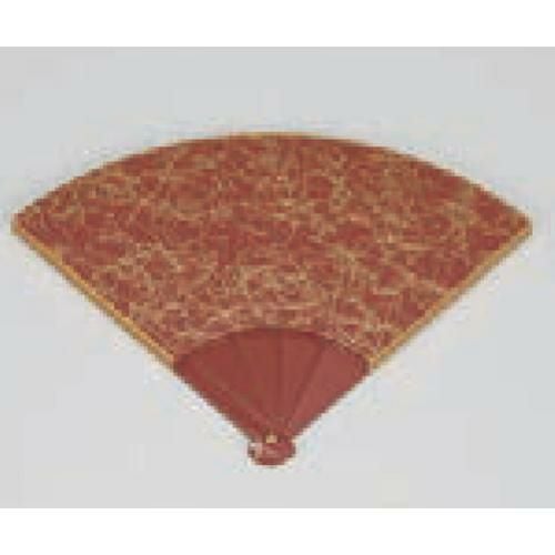 銘々皿 扇面皿 朱金乱糸