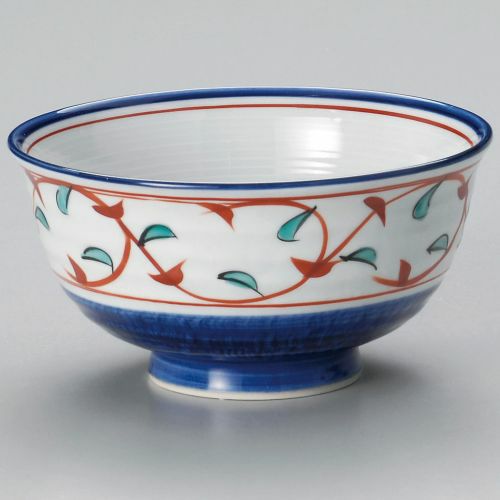手描き唐草5.5深口丼 φ17×8.7cm 317-069