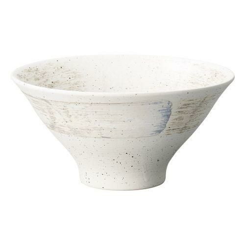 白御影白刷毛6.5薄筋高ハマ丼 φ20×10cm(1100cc) 425-159