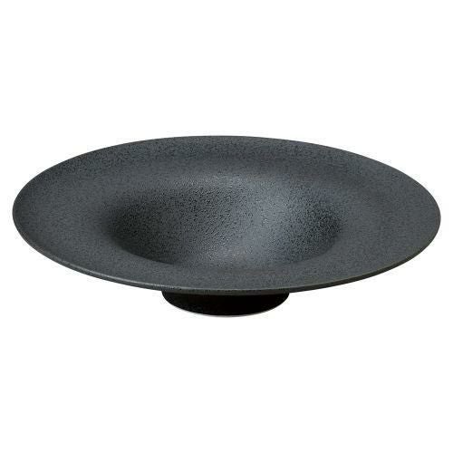 黒結晶高台リムボール φ24.5×5cm 476-129