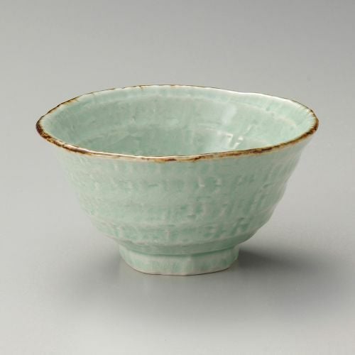 翠玉ロクベ茶碗(大) φ15.3×7.8cm 326-079