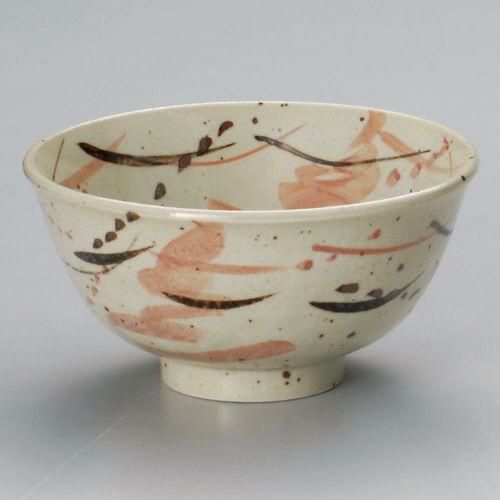 紅二彩乱格子5.8丼 φ17.5×9cm 319-289