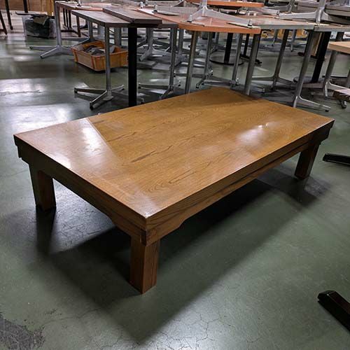 中古】座卓 幅1500×奥行750×高さ340 【送料別途見積】【業務用】【滋賀