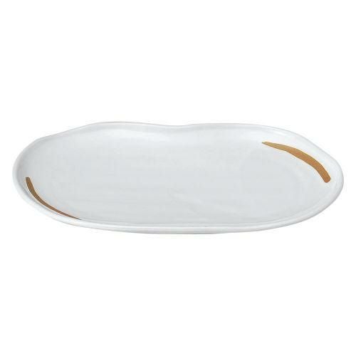 茶筋マユ型皿(大) 25.3×14.3×2cm 426-569