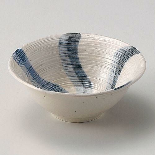 うるし流水(青)5.0鉢 φ14.5×6cm 046-259